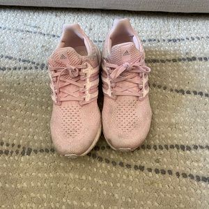 Size 8 pink adidas ultra boost sneakers